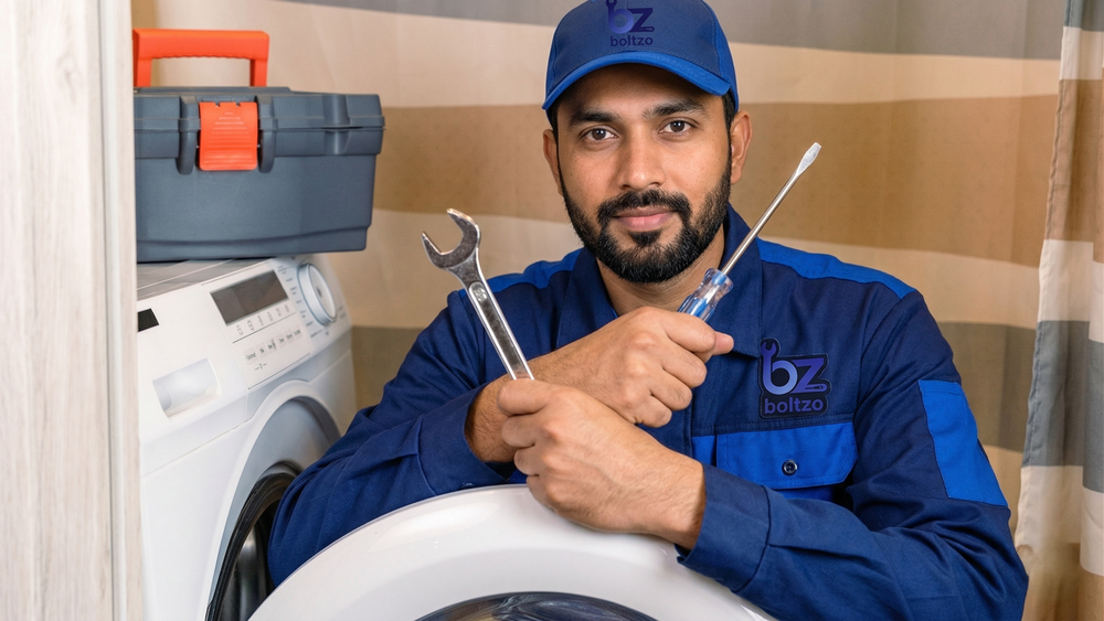 Boltzo technician ready to help